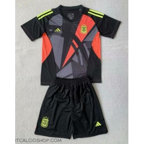 Argentina Portiere Prima Maglia Bambino Copa America 2024 Manica Corta (+ Pantaloni corti)